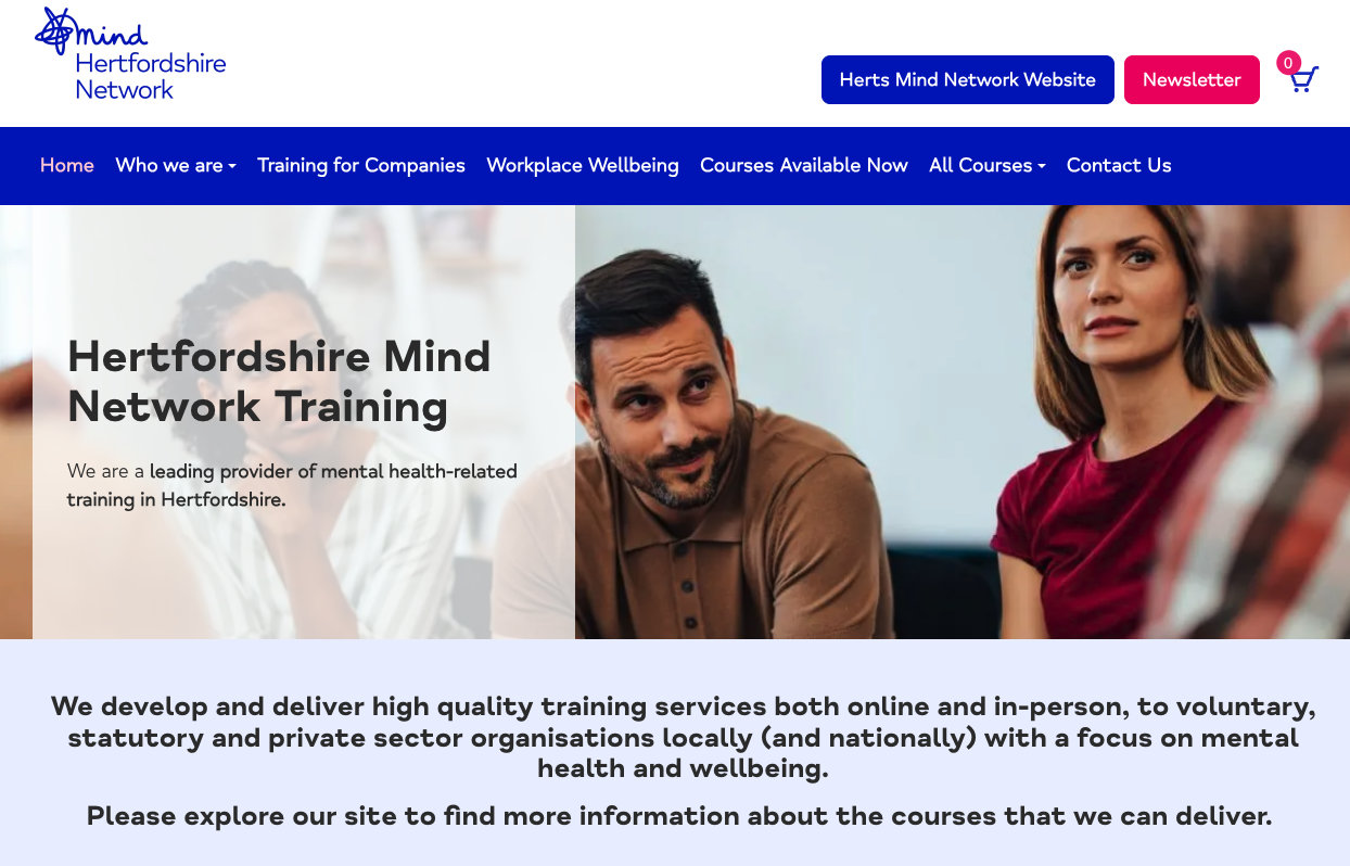 New Training Website launched!